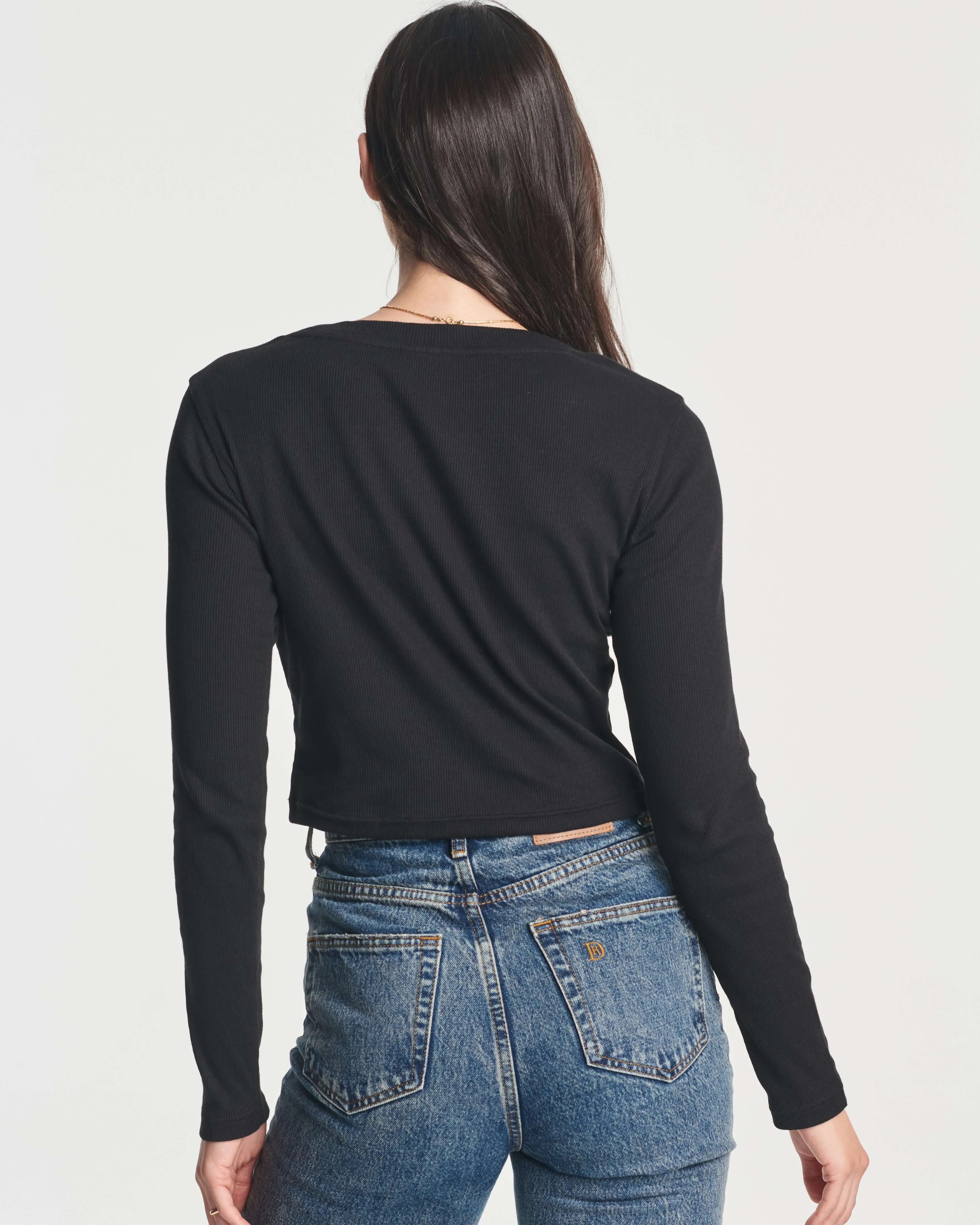 4 Pack: Women's Long Sleeve Ribbed Knit Crop Top (Available in Plus Size)