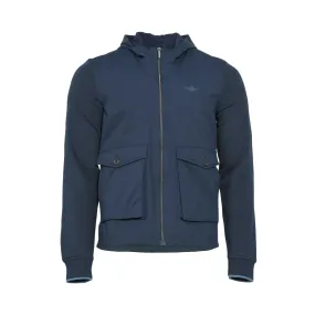 Aeronautica Militare Men's Regular Fit Dark Blue Jacket