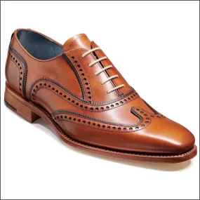 Barker Spencer Antique Rosewood/Navy Calf^