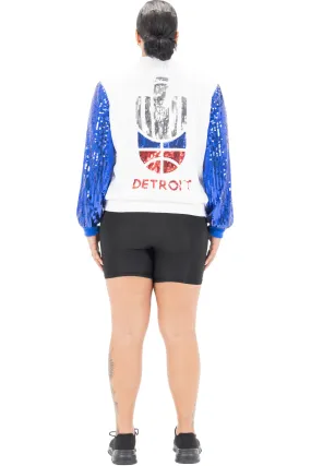 Detroit Basketball Sequin Jacket