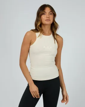 Luxe Active Tank Vintage White