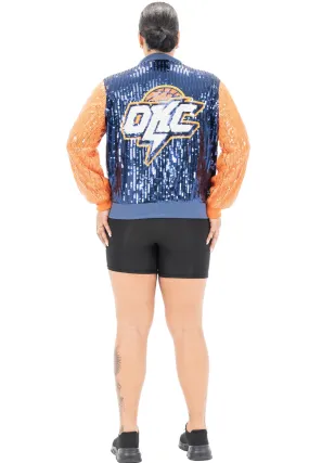 Oklahoma City Basketball Sequin Jacket