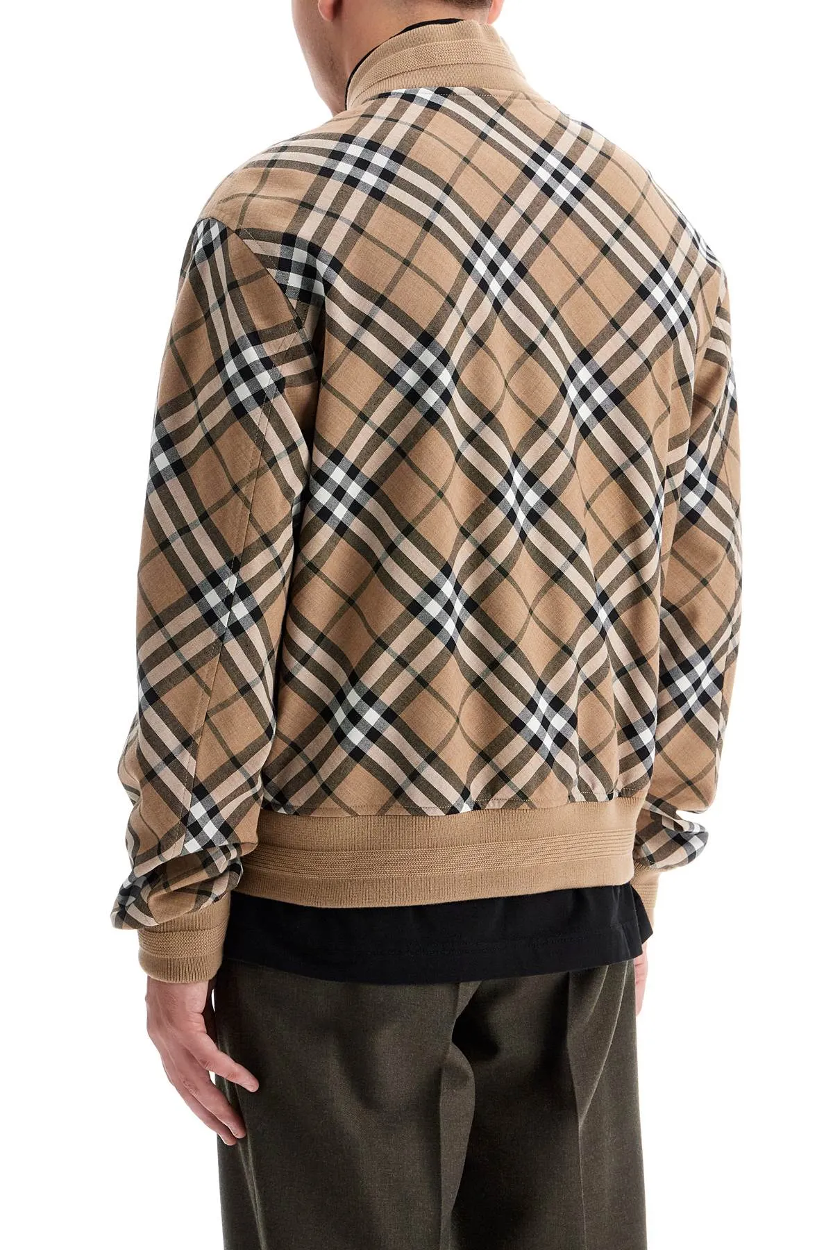 VINTAGE CHECK ZIP-UP JACKET