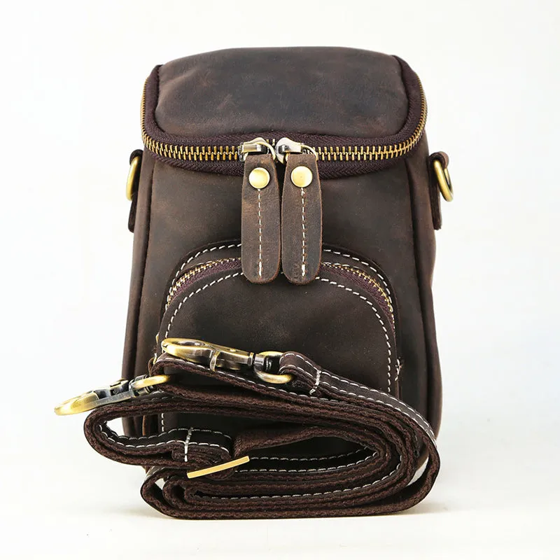 Vintage Small Leather Shoulder Bag